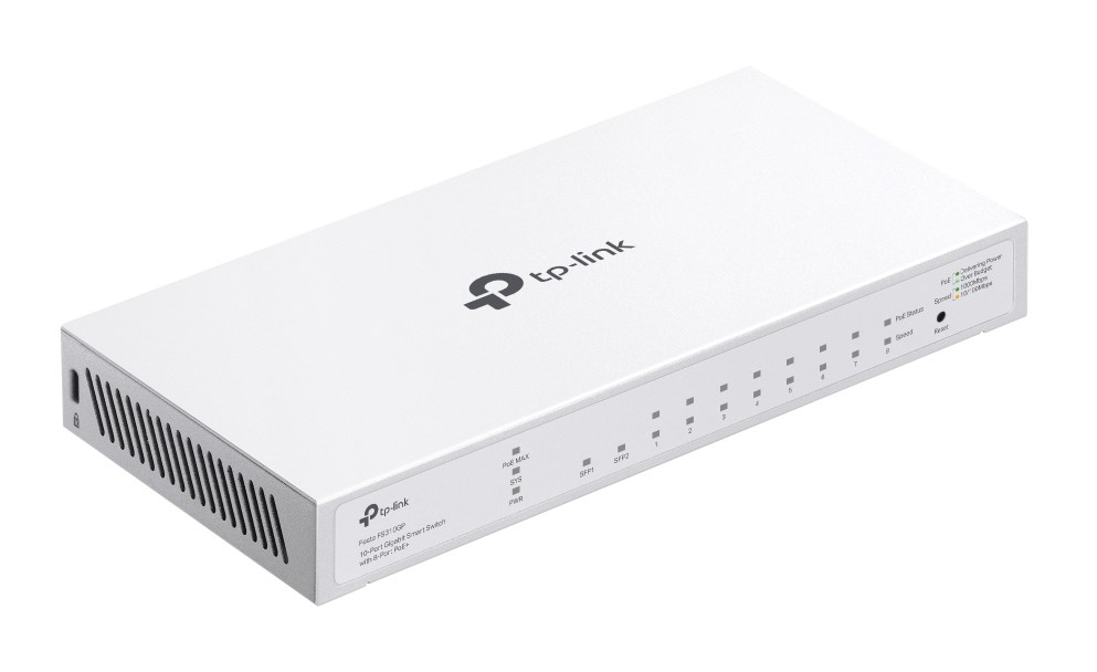 TP-Link FESTA FS310GP network switch Managed L2/L2+ Gigabit Ethernet (10/100/1000) Power over Ethernet (PoE) 1U White TP-Link FESTA FS310GP network switch Managed L2/L2+ Gigabit Ethernet (10/100/1000) Power over Ethernet (PoE) 1U White