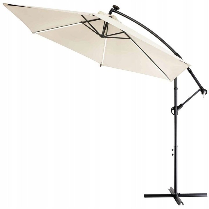 Extralink BLACK FOREST PARASOL OGRODOWY NA WYSIEGNIKU 3M DUZY BEZOWY L-0713 Extralink BLACK FOREST PARASOL OGRODOWY NA WYSIEGNIKU 3M DUZY BEZOWY L-0713