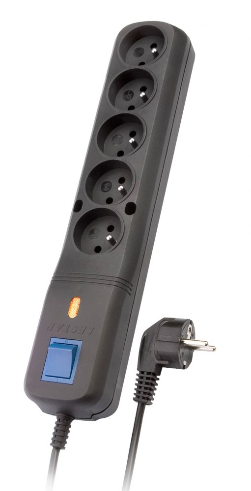 LESTAR LV530W 2,5M surge protector Black, Grey 5 AC outlet(s) 2.5 m LESTAR LV530W 2,5M surge protector Black, Grey 5 AC outlet(s) 2.5 m