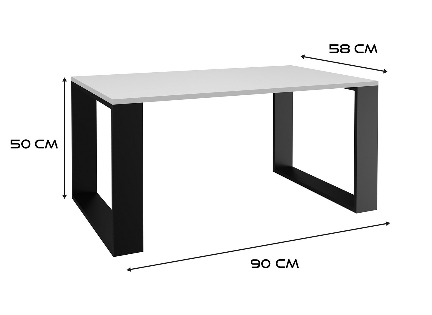 Topeshop MODERN BIEL CZ coffee/side/end table Coffee table Rectangular shape 2 leg(s) Topeshop MODERN BIEL CZ coffee/side/end table Coffee table Rectangular shape 2 leg(s)