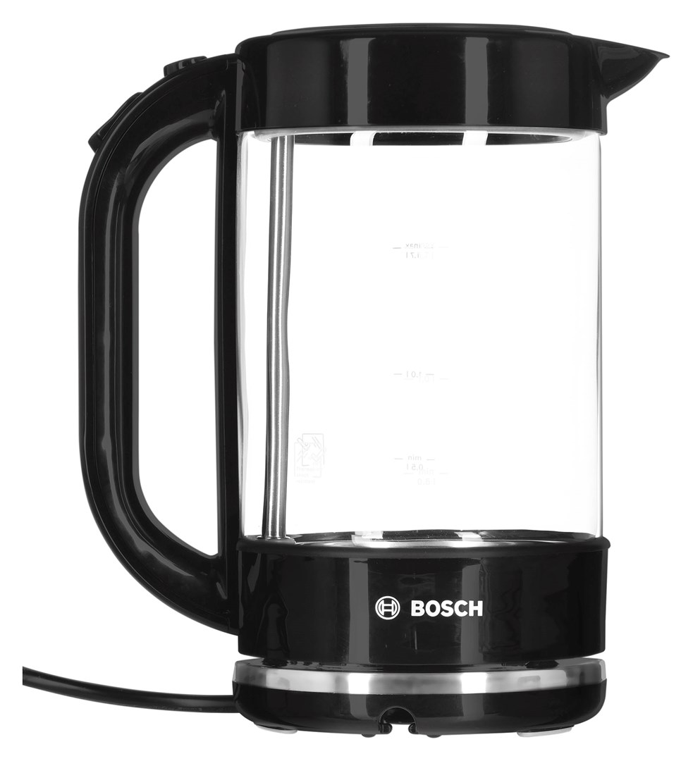 Bosch TWK70B03 electric kettle 1.7 L 2400 W Black, Transparent Bosch TWK70B03 electric kettle 1.7 L 2400 W Black, Transparent