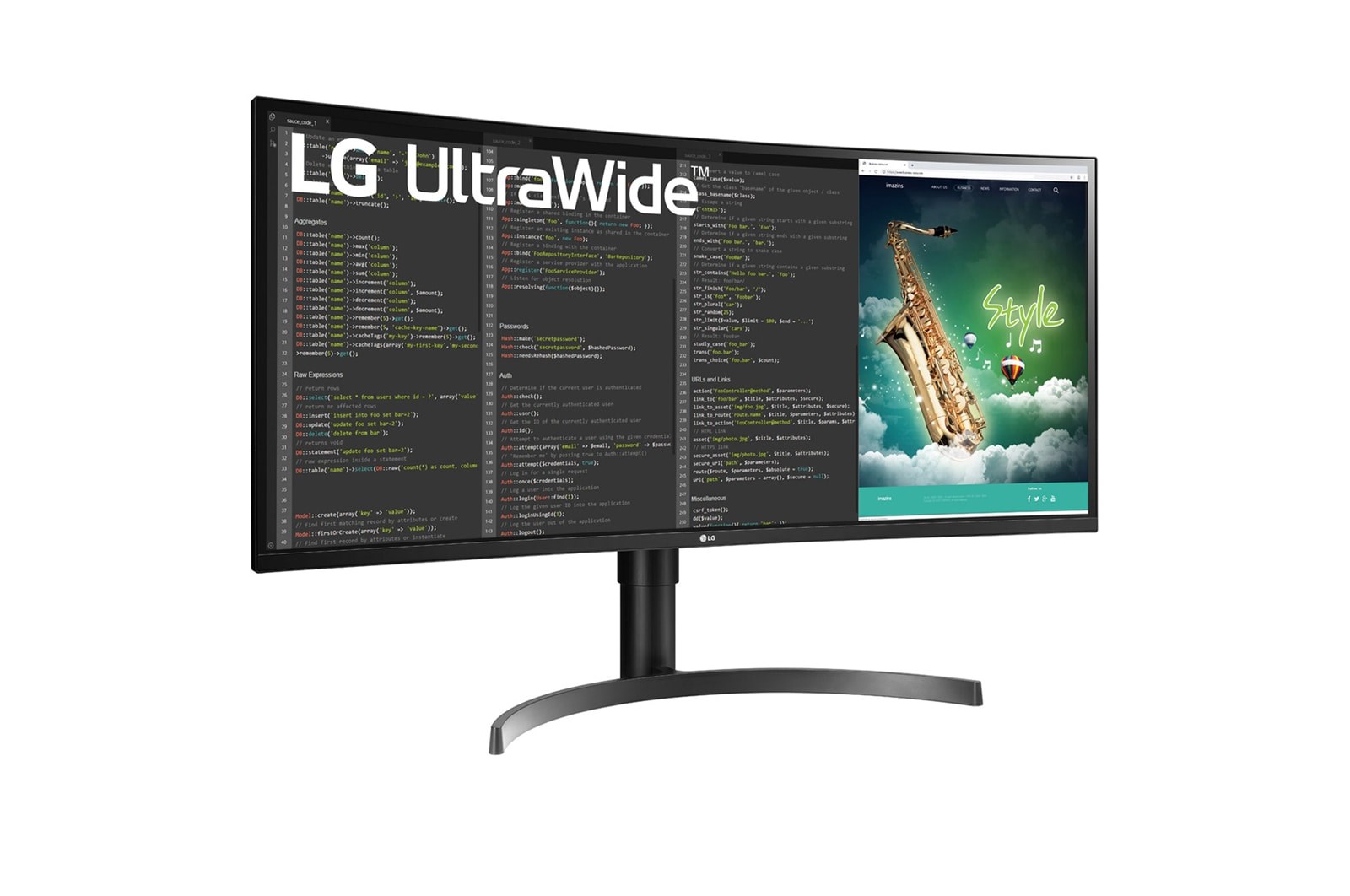 LG UltraWide 35WN75CP-B skarm - LED ba LG UltraWide 35WN75CP-B skarm - LED ba