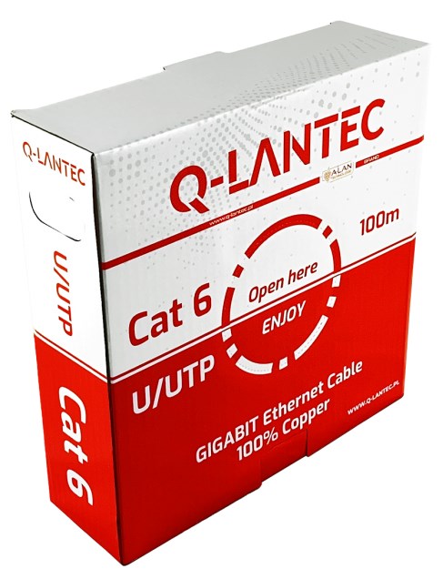 Q-LANTEC U/UTP cat.6A network cable, twisted pair, LSOH Q-LANTEC U/UTP cat.6A network cable, twisted pair, LSOH
