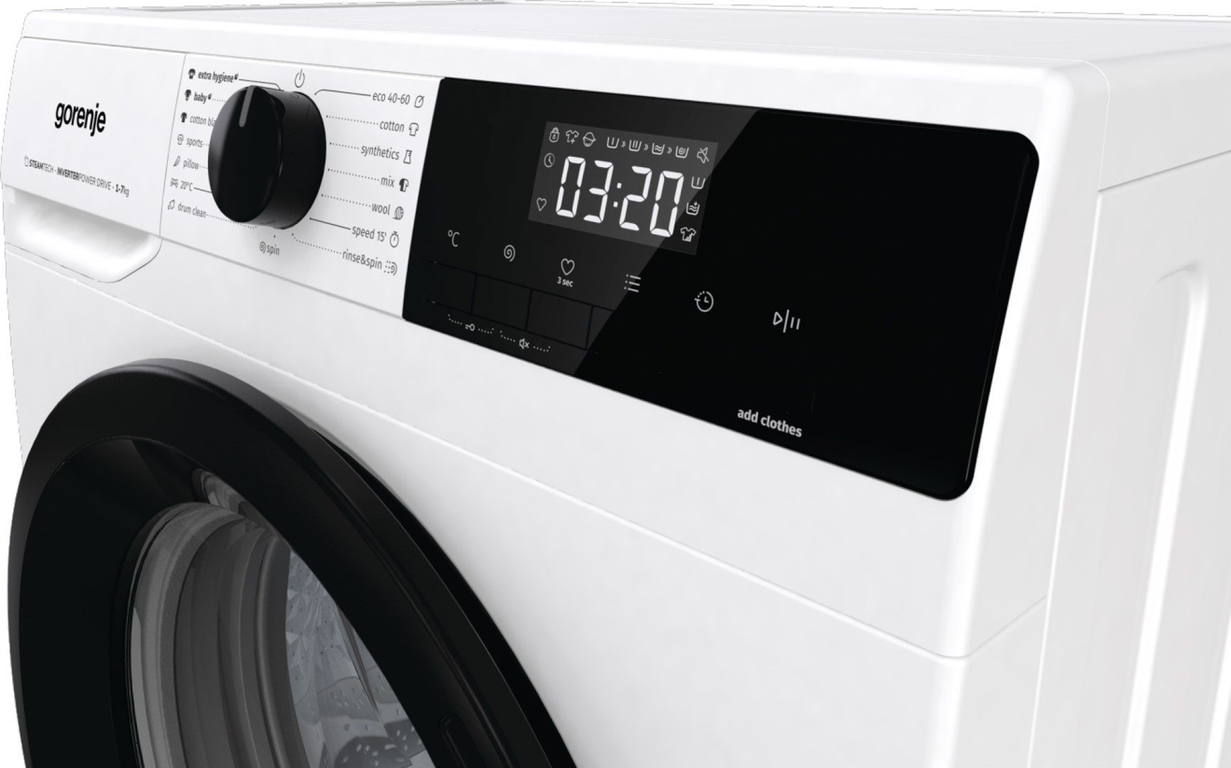 WASHING MACHINE GORENJE WNHEI72SAS/PL WASHING MACHINE GORENJE WNHEI72SAS/PL