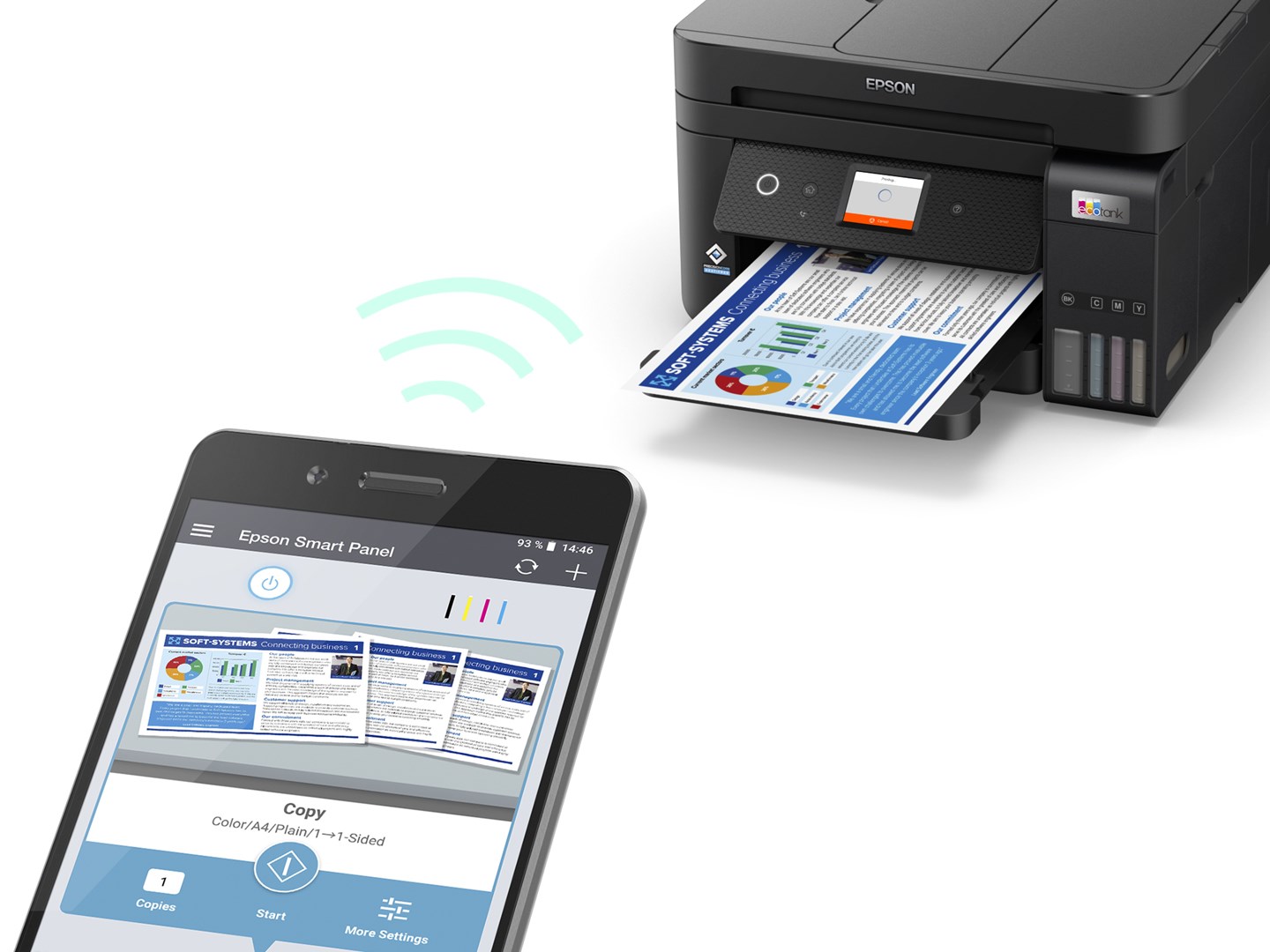 Epson EcoTank ET-4850 Inkjet A4 4800 x 1200 DPI 33 ppm Wi-Fi Epson EcoTank ET-4850 Inkjet A4 4800 x 1200 DPI 33 ppm Wi-Fi