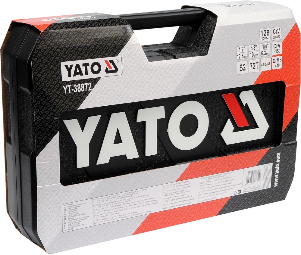 Yato YT-38872 mechanics tool set 128 tools Yato YT-38872 mechanics tool set 128 tools