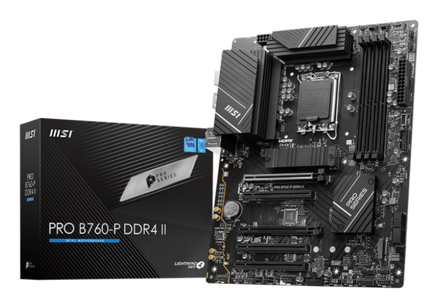 MSI PRO B760-P DDR4 II motherboard Intel B760 LGA 1700 ATX MSI PRO B760-P DDR4 II motherboard Intel B760 LGA 1700 ATX