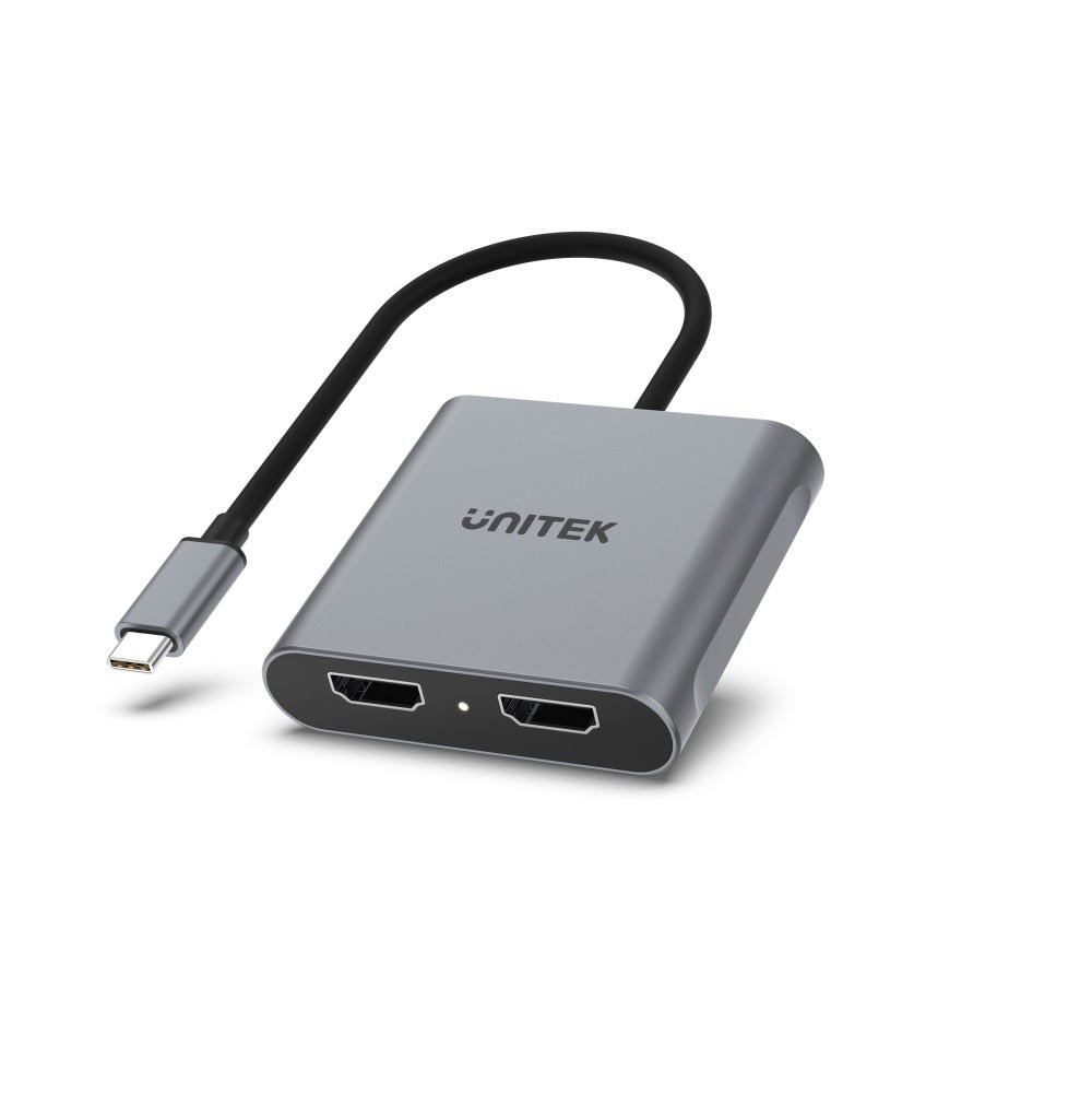 UNITEK ADAPTER USB-C, 2x HDMI, 4K@60HZ, MST, V1404B UNITEK ADAPTER USB-C, 2x HDMI, 4K@60HZ, MST, V1404B