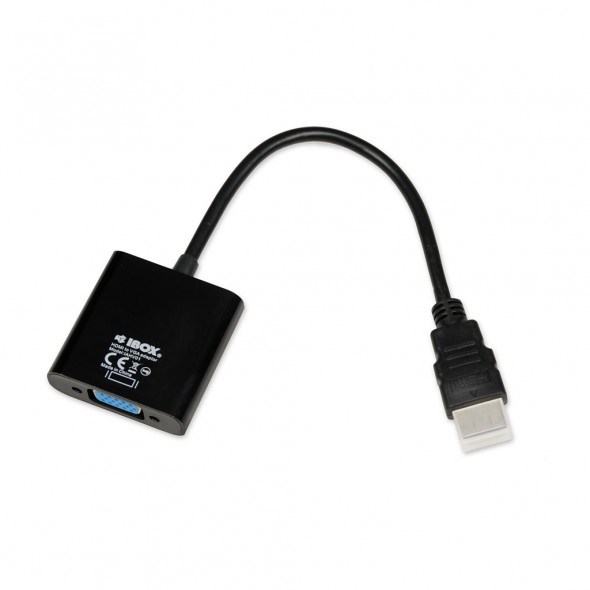 iBox IAHV01 video cable adapter HDMI Type A (Standard) VGA (D-Sub) Black iBox IAHV01 video cable adapter HDMI Type A (Standard) VGA (D-Sub) Black