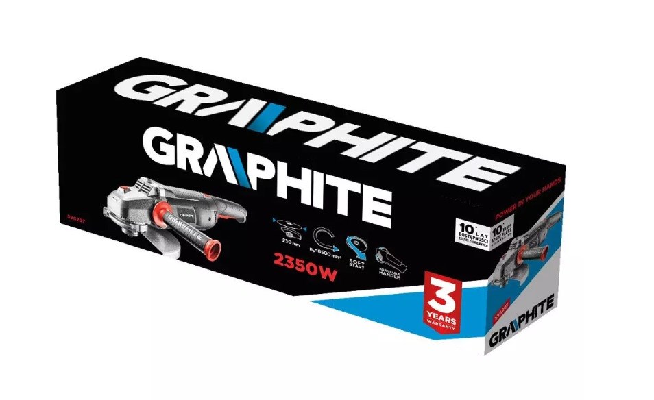 Angle grinder 2350W Graphite 230mm disc Angle grinder 2350W Graphite 230mm disc