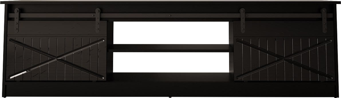 RTV GRANERO 200x56.7x35 black/black gloss cabinet RTV GRANERO 200x56.7x35 black/black gloss cabinet