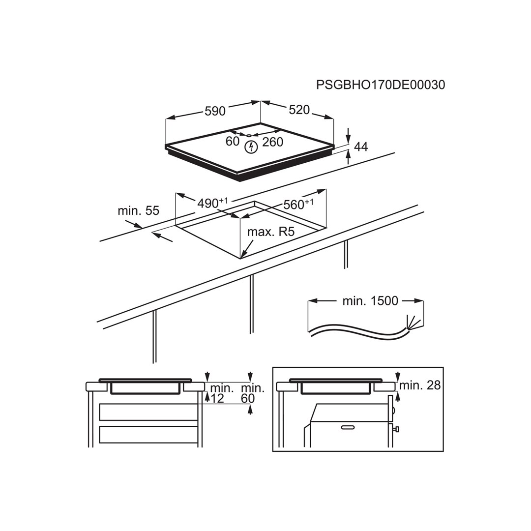 Electrolux EIV634 Built-in Zone induction hob 4 zone(s) Electrolux EIV634 Built-in Zone induction hob 4 zone(s)