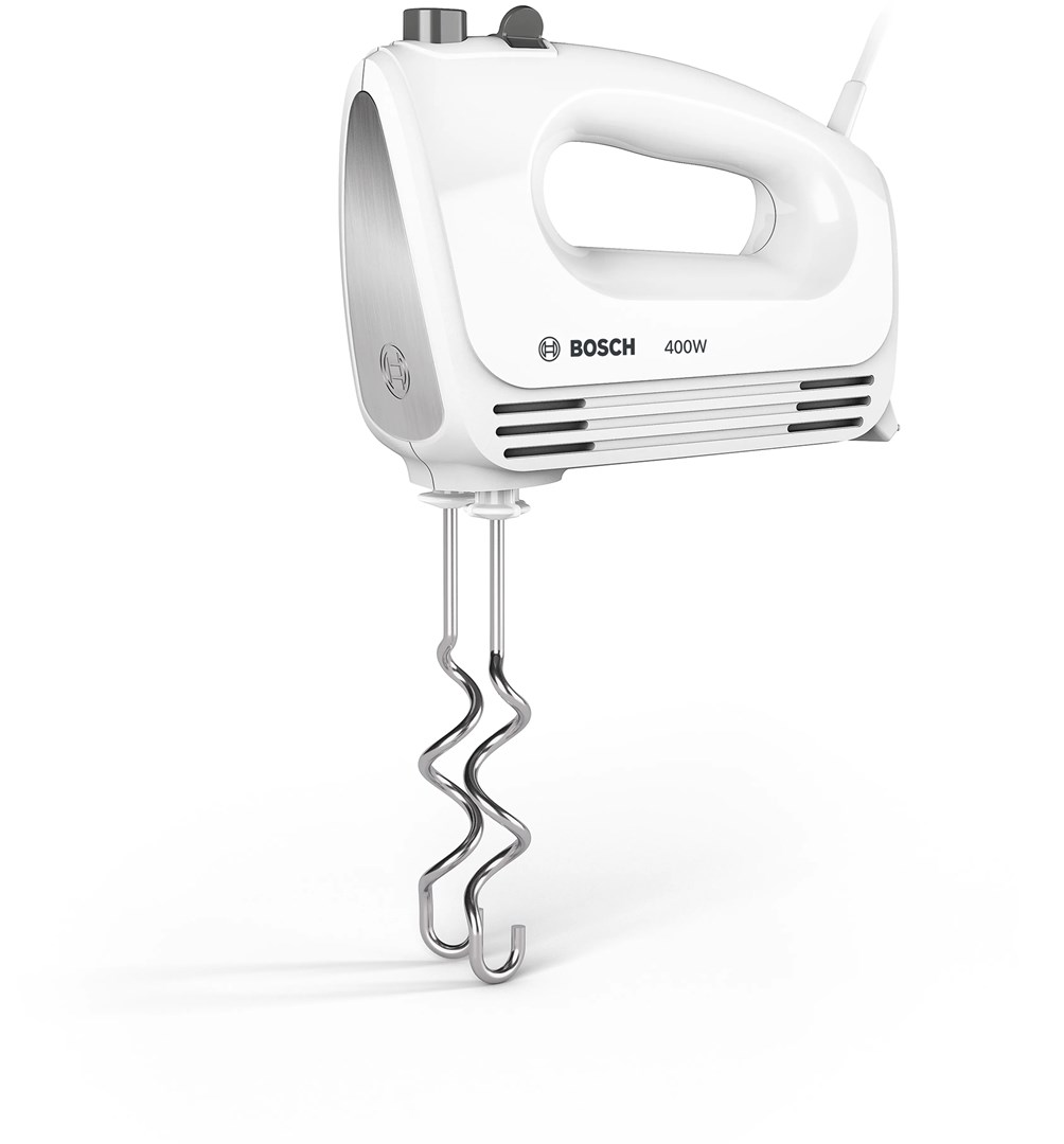 Bosch CleverMixx MFQ24200 400 W Hand Mixer, White Bosch CleverMixx MFQ24200 400 W Hand Mixer, White