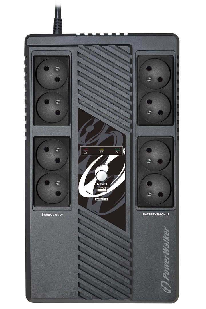 PowerWalker VI 600 MS FR uninterruptible power supply (UPS) Line-Interactive 0.6 kVA 360 W 8 AC outlet(s) PowerWalker VI 600 MS FR uninterruptible power supply (UPS) Line-Interactive 0.6 kVA 360 W 8 AC outlet(s)