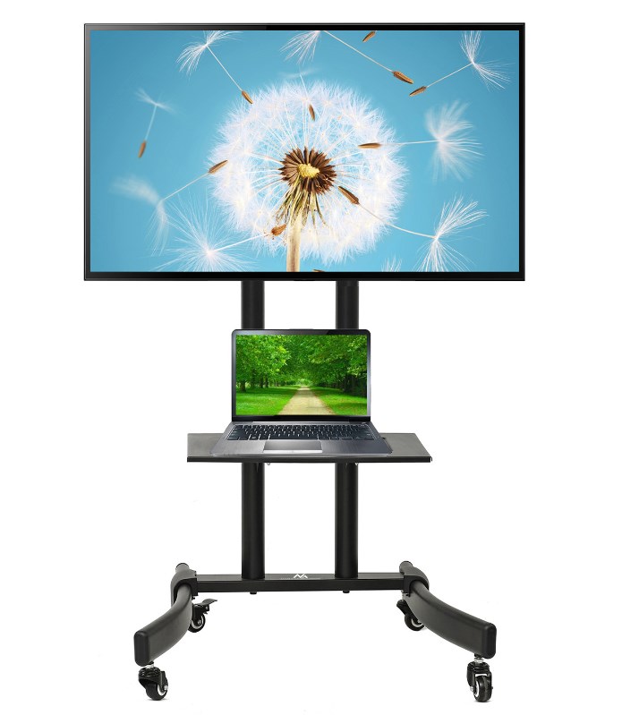 TV trolley stand Maclean, professional, on wheels, max 32-65", max 40kg, MC-739 TV trolley stand Maclean, professional, on wheels, max 32-65", max 40kg, MC-739