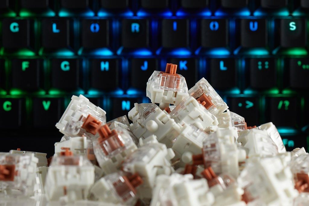 Glorious PC Gaming Race Kailh Speed Bronze Switches Glorious PC Gaming Race Kailh Speed Bronze Switches