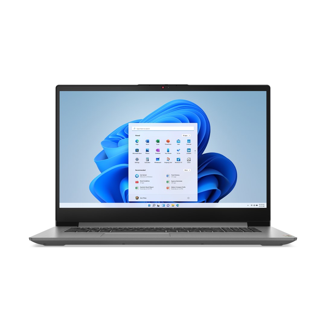 Lenovo IdeaPad 3 17IAU7 Intel® Core™ i5 i5-1235U Laptop 43.9 cm (17.3") Full HD 16 GB DDR4-SDRAM 512 GB SSD Wi-Fi 6 (802.11ax) Windows 11 Home English Grey Lenovo IdeaPad 3 17IAU7 Intel® Core™ i5 i5-1235U Laptop 43.9 cm (17.3") Full HD 16 GB DDR4-SDRAM 512 GB SSD Wi-Fi 6 (802.11ax) Windows 11 Home English Grey