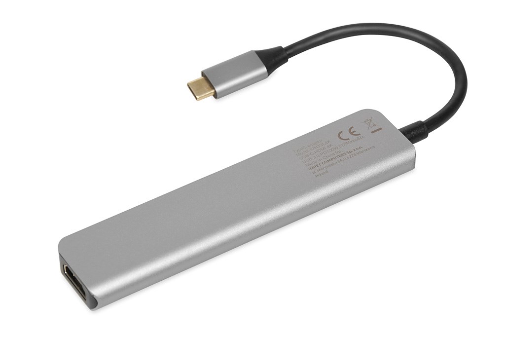 iBox IUH3SL4K interface hub USB Type-C 5000 Mbit/s Silver iBox IUH3SL4K interface hub USB Type-C 5000 Mbit/s Silver