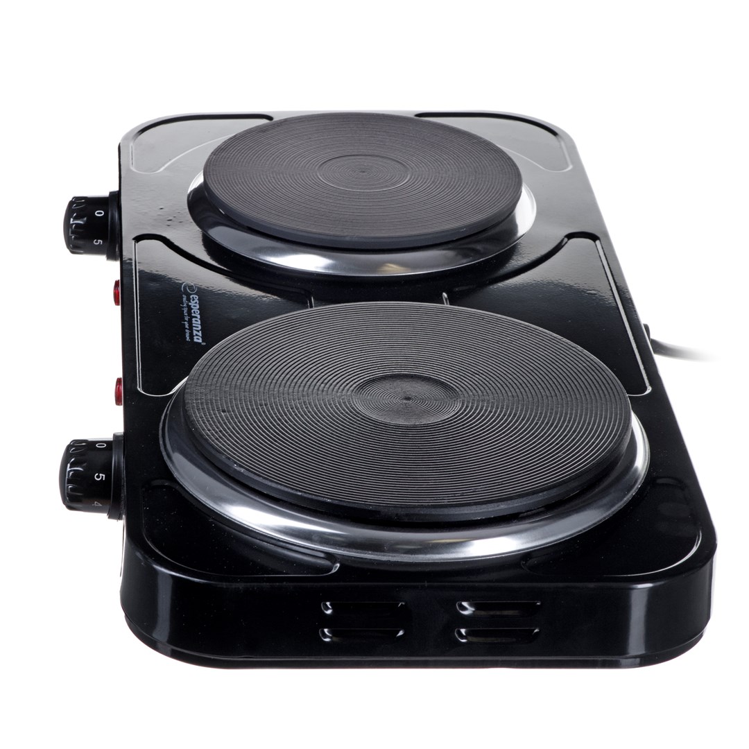 Esperanza EKH014K Electric Stove 2 zone (s), Black Esperanza EKH014K Electric Stove 2 zone (s), Black