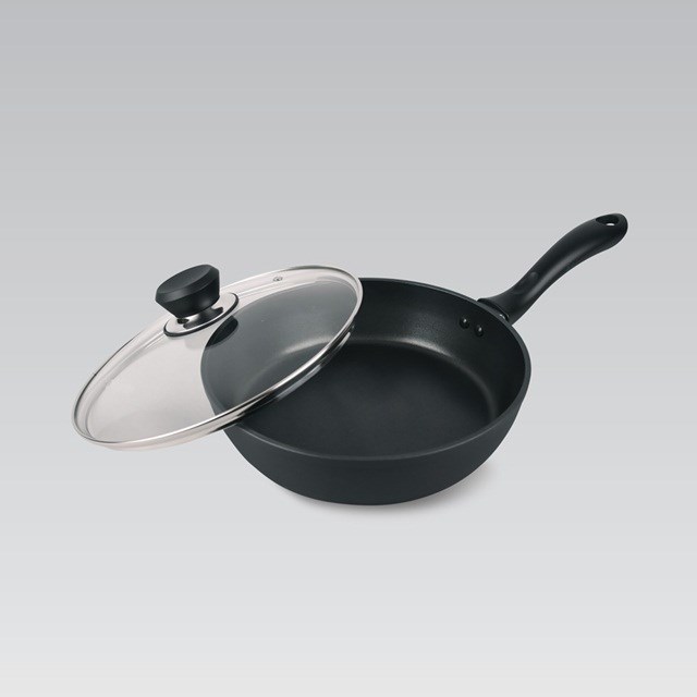 Maestro MR-1205-28 Frying pan with lid, 28 cm, black Maestro MR-1205-28 Frying pan with lid, 28 cm, black