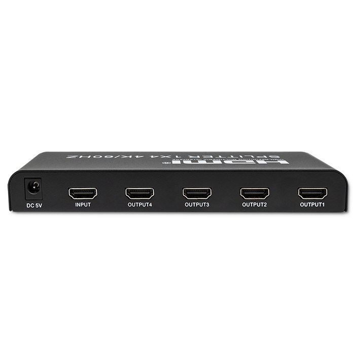 Qoltec 51799 Active HDMI Splitter 4 x HDMI 4K x 2K | 6Gb/s | 60Hz Qoltec 51799 Active HDMI Splitter 4 x HDMI 4K x 2K | 6Gb/s | 60Hz