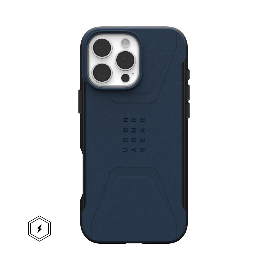 Urban Armor Gear Civilian mobile phone case 17.5 cm (6.9") Cover Navy Urban Armor Gear Civilian mobile phone case 17.5 cm (6.9") Cover Navy