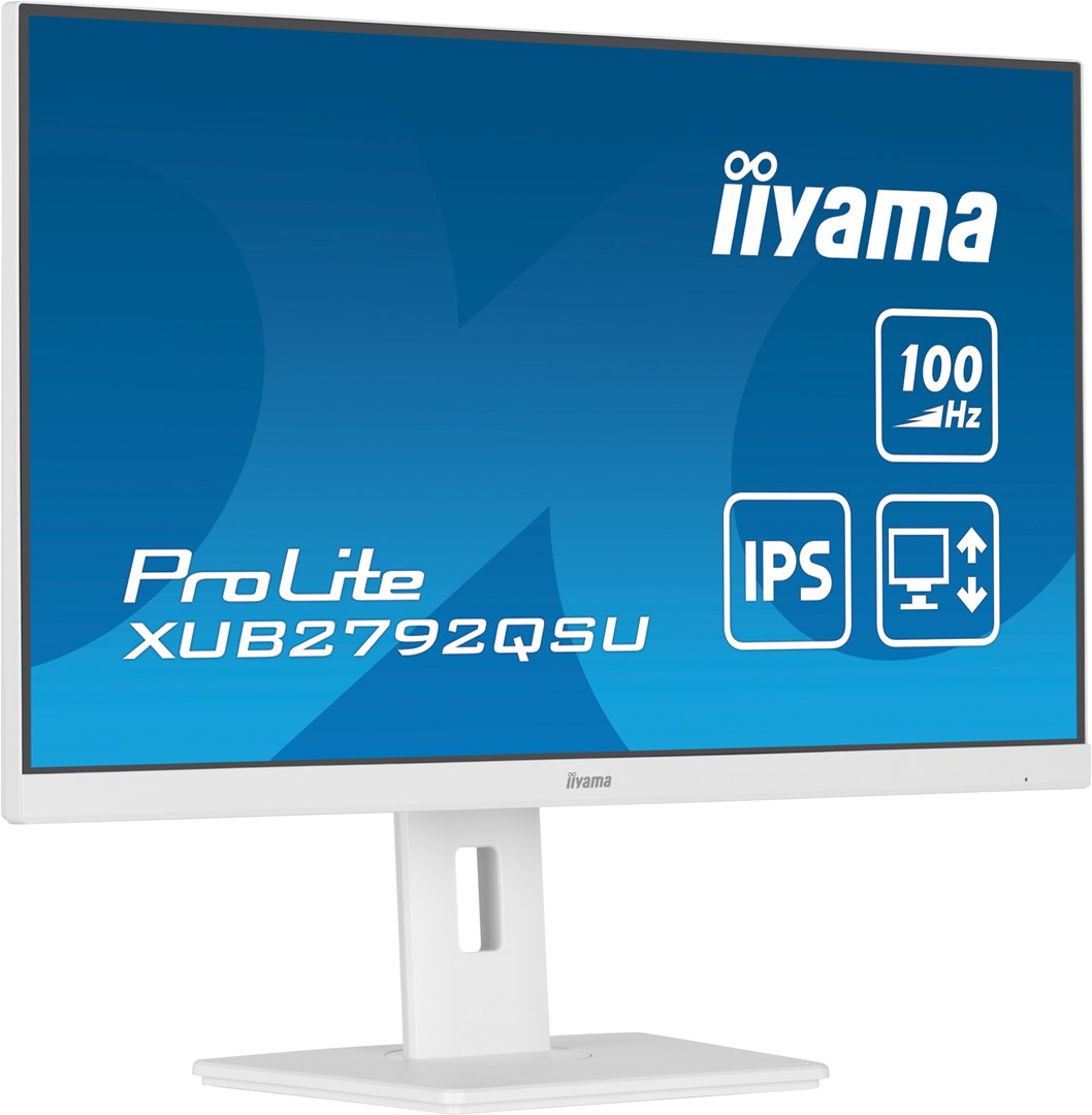 iiyama ProLite 27” QHD IPS technology panel with USB hub and 100Hz refresh rate and 150mm height adjustable stand iiyama ProLite 27” QHD IPS technology panel with USB hub and 100Hz refresh rate and 150mm height adjustable stand