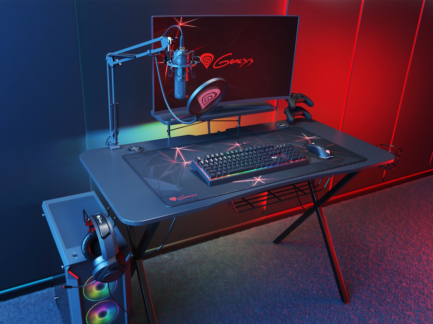 GENESIS Holm 300 RGB Black GENESIS Holm 300 RGB Black
