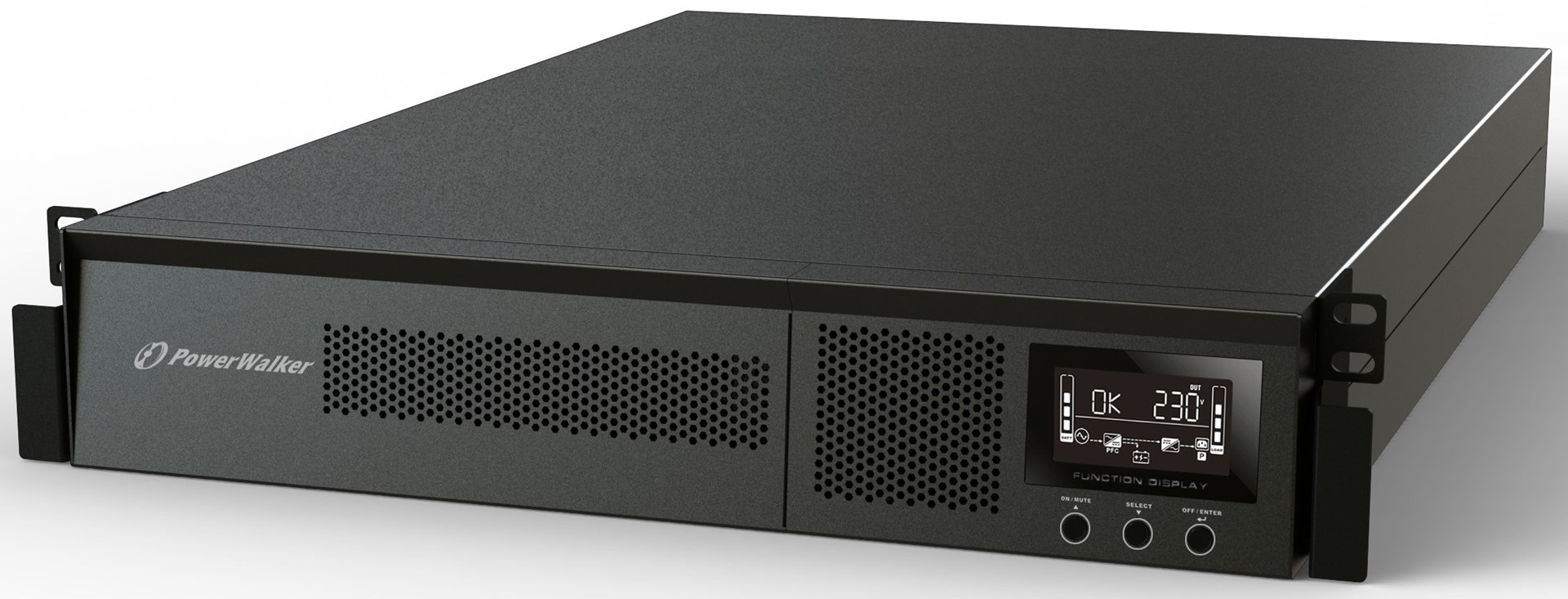 PowerWalker VFI 3000 RMG PF1 Double-conversion (Online) 3 kVA 3000 W PowerWalker VFI 3000 RMG PF1 Double-conversion (Online) 3 kVA 3000 W