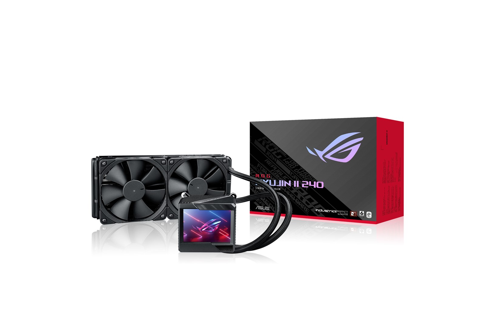 ASUS ROG RYUJIN II 240 Processor All-in-one liquid cooler 12 cm Black 1 pc(s) ASUS ROG RYUJIN II 240 Processor All-in-one liquid cooler 12 cm Black 1 pc(s)