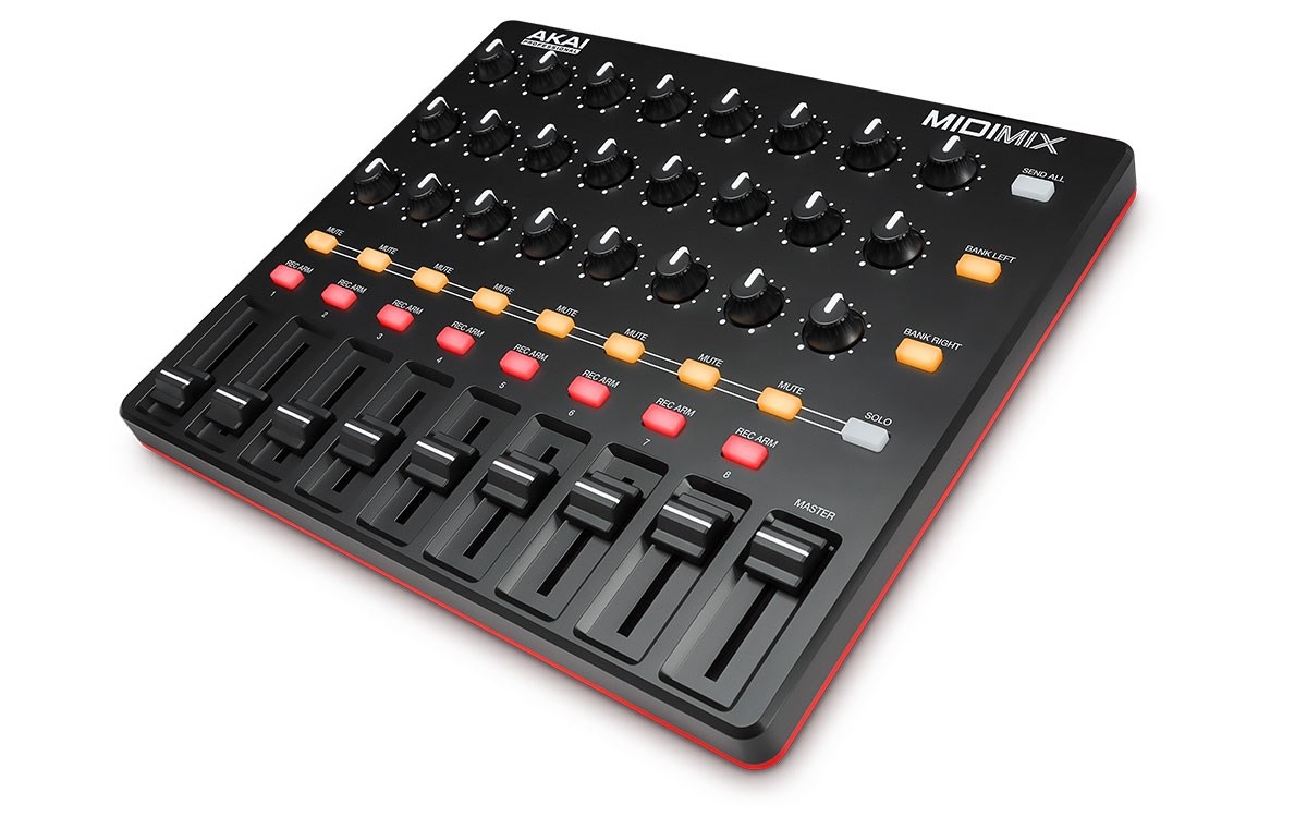 AKAI MIDIMIX Mixer/DAW Controller USB Black AKAI MIDIMIX Mixer/DAW Controller USB Black