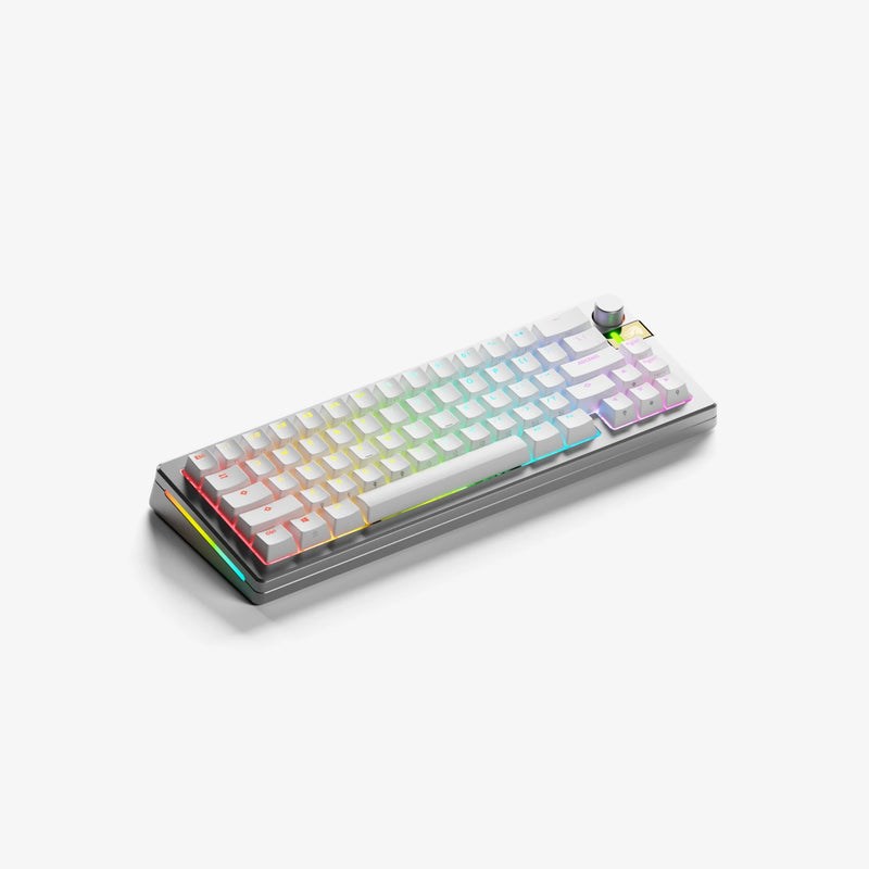 Glorious Gaming GMMK 3 PRO HE 65% Prebuilt Wireless Silver - US Glorious Gaming GMMK 3 PRO HE 65% Prebuilt Wireless Silver - US
