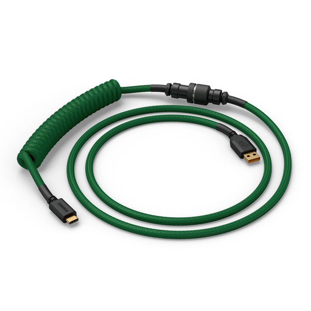 Glorious Gaming Glorious GMMK Coiled Cable Forest Rain Glorious Gaming Glorious GMMK Coiled Cable Forest Rain