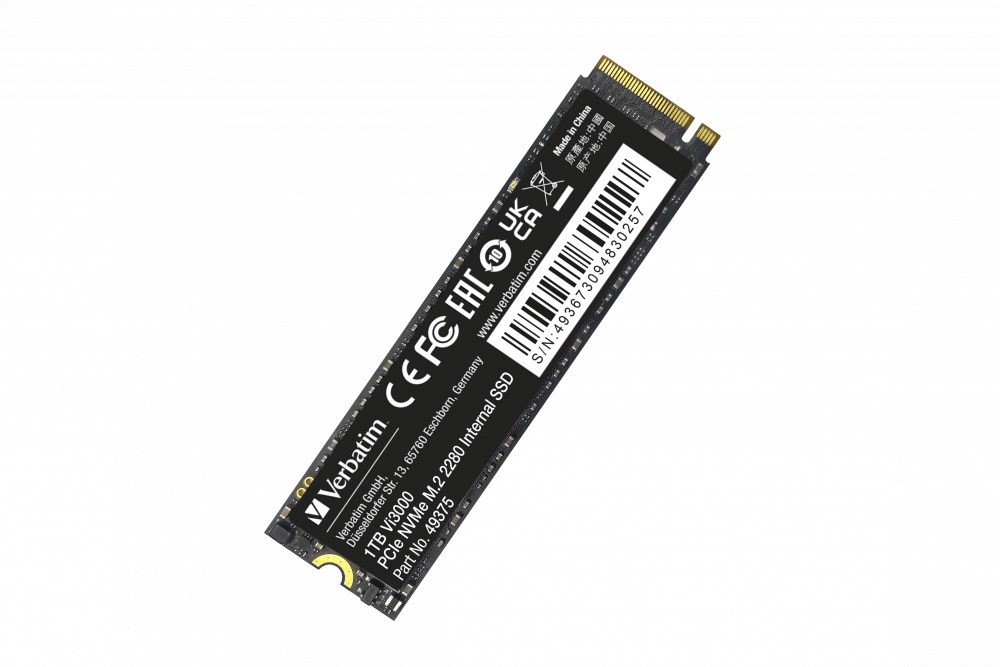 Verbatim Vi3000 PCIe NVMe M.2 SSD 1TB Verbatim Vi3000 PCIe NVMe M.2 SSD 1TB