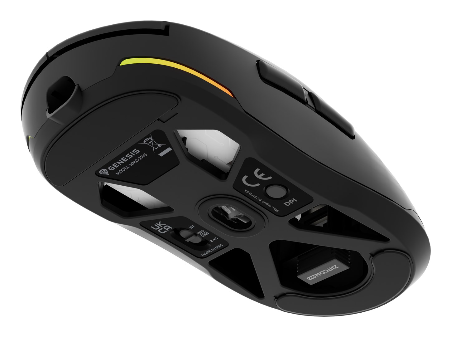 GENESIS NMG-2193 mouse Gaming Ambidextrous Bluetooth + USB Type-C Optical 26000 DPI GENESIS NMG-2193 mouse Gaming Ambidextrous Bluetooth + USB Type-C Optical 26000 DPI