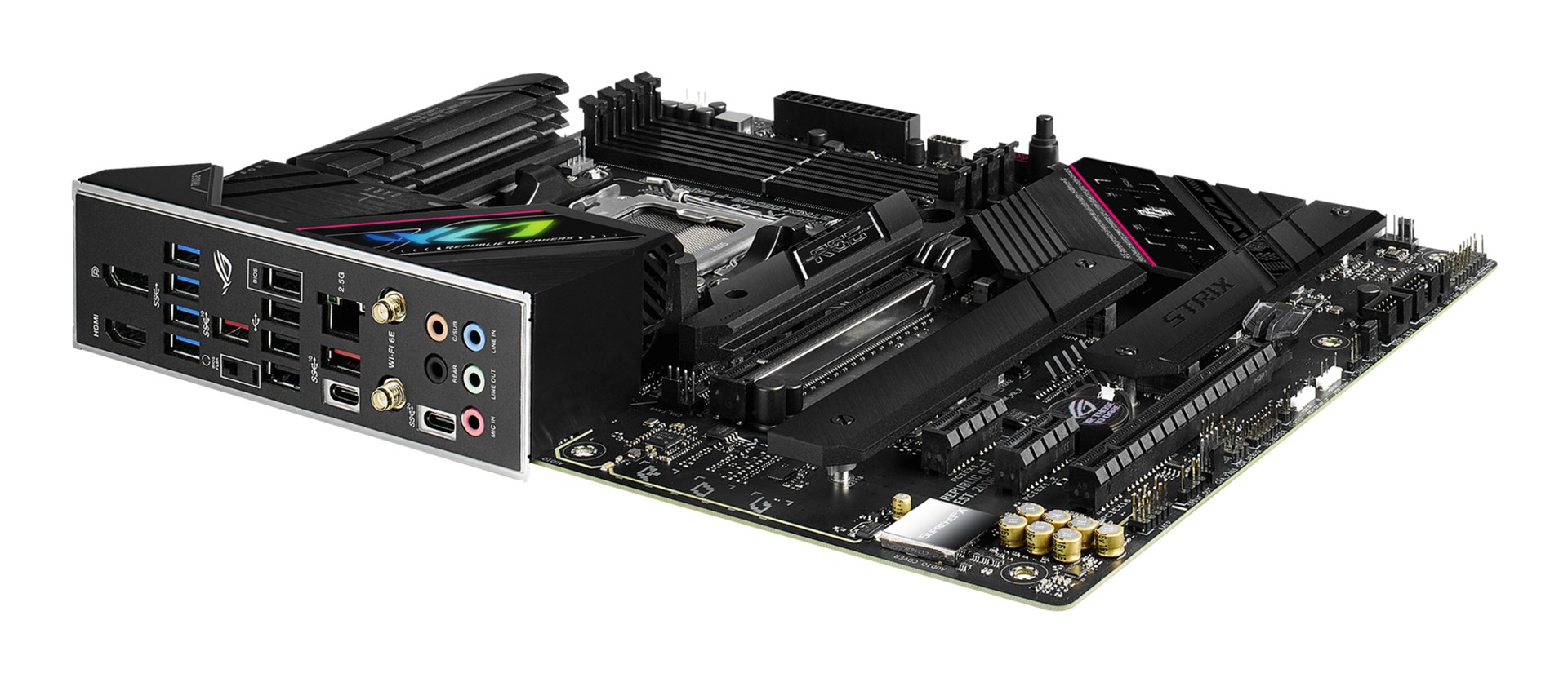 Asus | ROG STRIX B650E-F GAMING WIFI | Processor family AMD | Processor socket AM5 | DDR5 DIMM | Memory slots 4 | Supported hard disk drive interfaces SATA, M.2 | Number of SATA connectors 4 | Chipset AMD B650 | ATX Asus | ROG STRIX B650E-F GAMING WIFI | Processor family AMD | Processor socket AM5 | DDR5 DIMM | Memory slots 4 | Supported hard disk drive interfaces SATA, M.2 | Number of SATA connectors 4 | Chipset AMD B650 | ATX