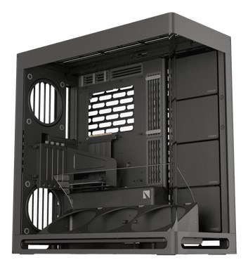 HAVN HS 420 VGPU PC Case, Midi-Tower, E-ATX, Tempered Glass, PCIe 5.0 Riser Cable - black HAVN HS 420 VGPU PC Case, Midi-Tower, E-ATX, Tempered Glass, PCIe 5.0 Riser Cable - black