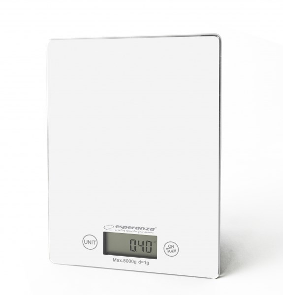 Esperanza EKS002W kitchen scale White Countertop Rectangle Electronic kitchen scale Esperanza EKS002W kitchen scale White Countertop Rectangle Electronic kitchen scale