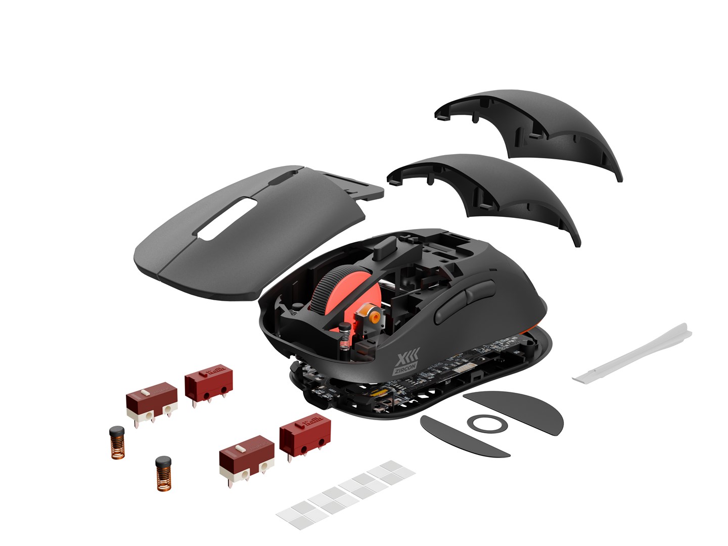 GENESIS Zircon XIII mouse Gaming Ambidextrous RF Wireless + USB Type-C Optical 26000 DPI GENESIS Zircon XIII mouse Gaming Ambidextrous RF Wireless + USB Type-C Optical 26000 DPI