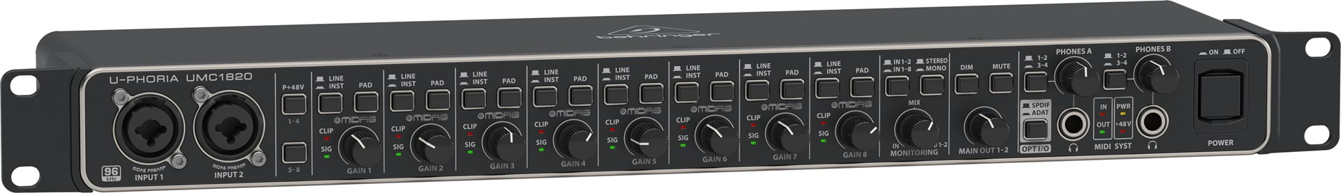 Behringer UMC1820 - USB audio interface Behringer UMC1820 - USB audio interface