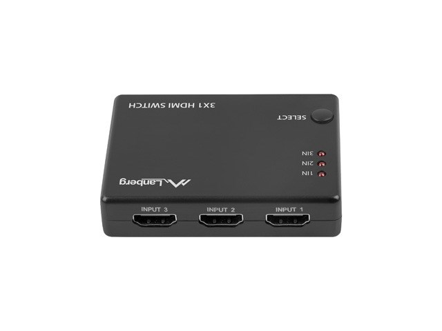 LANBERG VIDEO SWITCH 3X HDMI + MICRO USB PORT LANBERG VIDEO SWITCH 3X HDMI + MICRO USB PORT