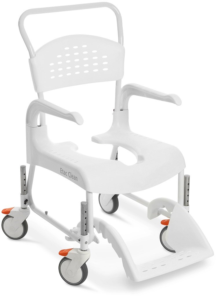ETAC Clean 55 cm / 4 brakes Wheelchair with toilet function White ETAC Clean 55 cm / 4 brakes Wheelchair with toilet function White