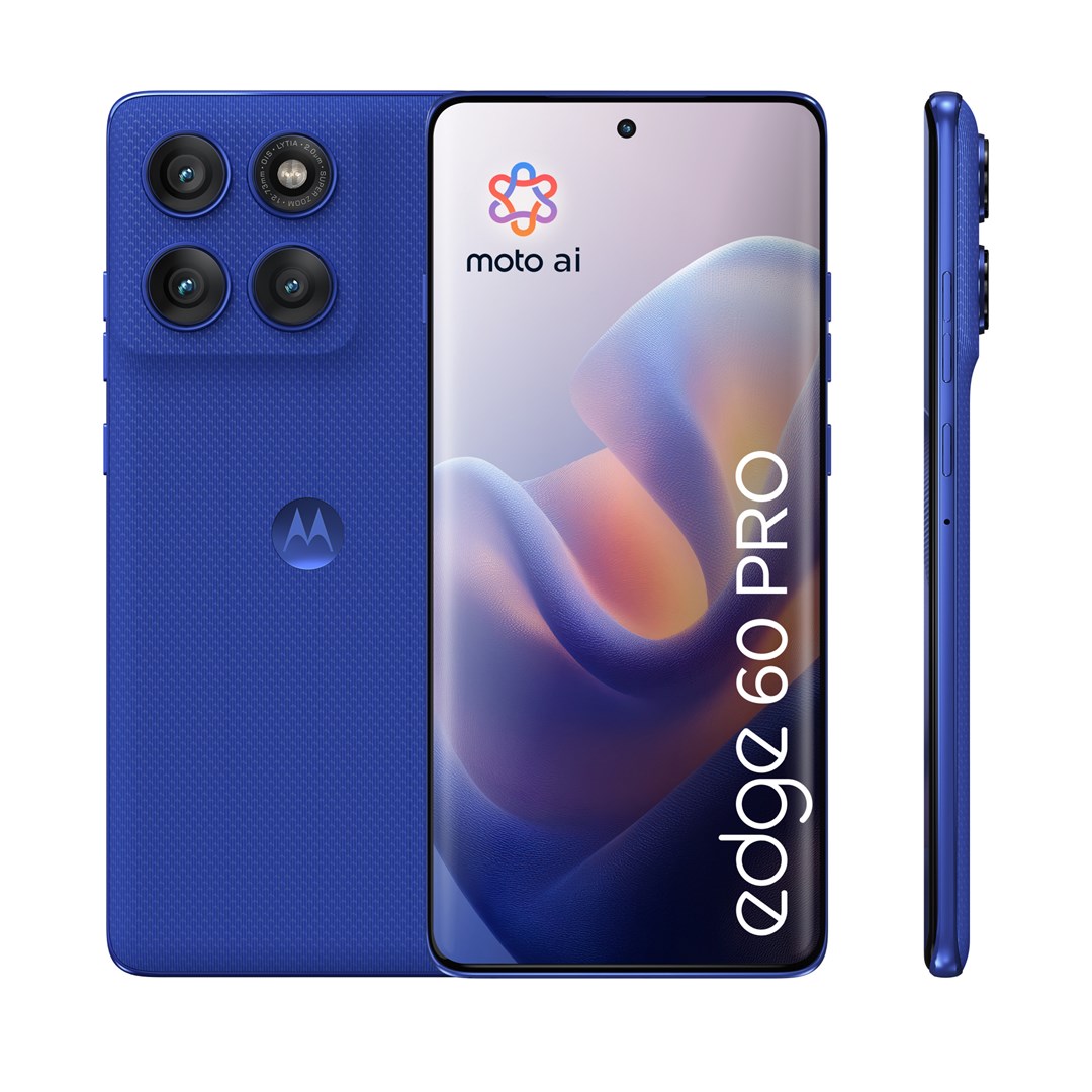 Motorola edge 60 pro 16.9 cm (6.67") Dual SIM Android 15 5G USB Type-C 12 GB 512 GB 6000 mAh Blue Motorola edge 60 pro 16.9 cm (6.67") Dual SIM Android 15 5G USB Type-C 12 GB 512 GB 6000 mAh Blue