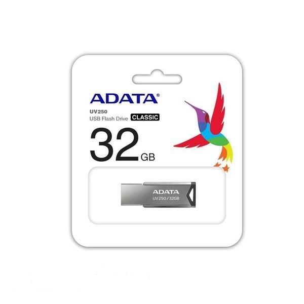ADATA UV250 USB flash drive 32 GB USB Type-A 2.0 Silver ADATA UV250 USB flash drive 32 GB USB Type-A 2.0 Silver
