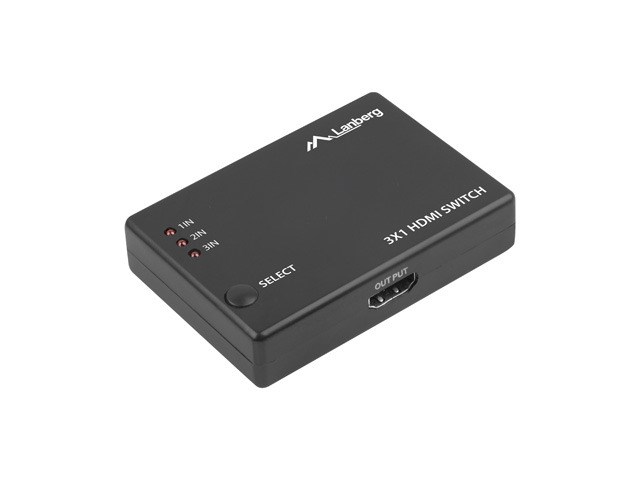 LANBERG VIDEO SWITCH 3X HDMI + MICRO USB PORT LANBERG VIDEO SWITCH 3X HDMI + MICRO USB PORT