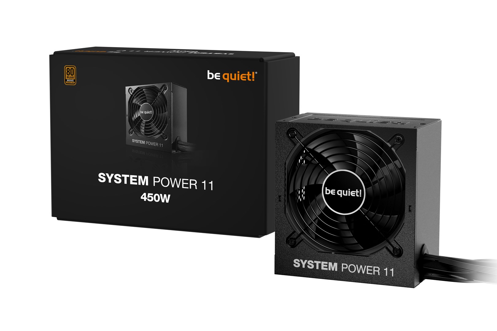 be quiet! System Power 11 450W power supply unit 20+4 pin ATX ATX Black be quiet! System Power 11 450W power supply unit 20+4 pin ATX ATX Black