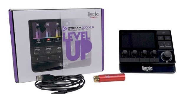 Hercules Stream 200 XLR Black 9 buttons Hercules Stream 200 XLR Black 9 buttons