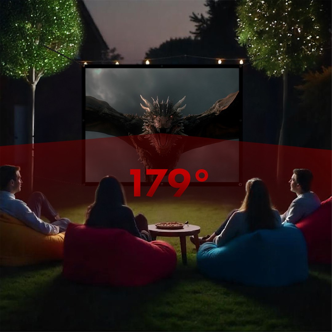 Maclean projection screen, 84", 175x131cm, 25mm 4:3 border, tension hooks, MC-166 Maclean projection screen, 84", 175x131cm, 25mm 4:3 border, tension hooks, MC-166