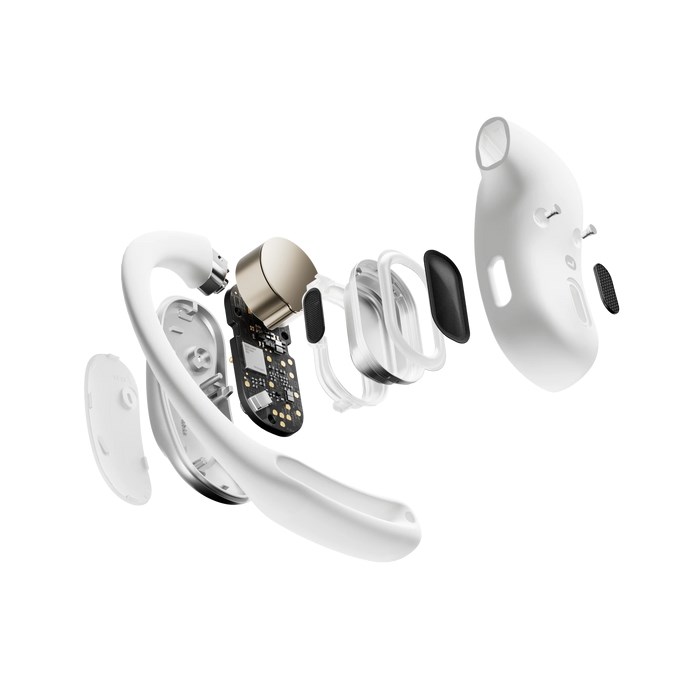 SHOKZ OpenFit Air, weiss Headset Wireless Ear-hook Calls/Music/Sport/Everyday Bluetooth White SHOKZ OpenFit Air, weiss Headset Wireless Ear-hook Calls/Music/Sport/Everyday Bluetooth White
