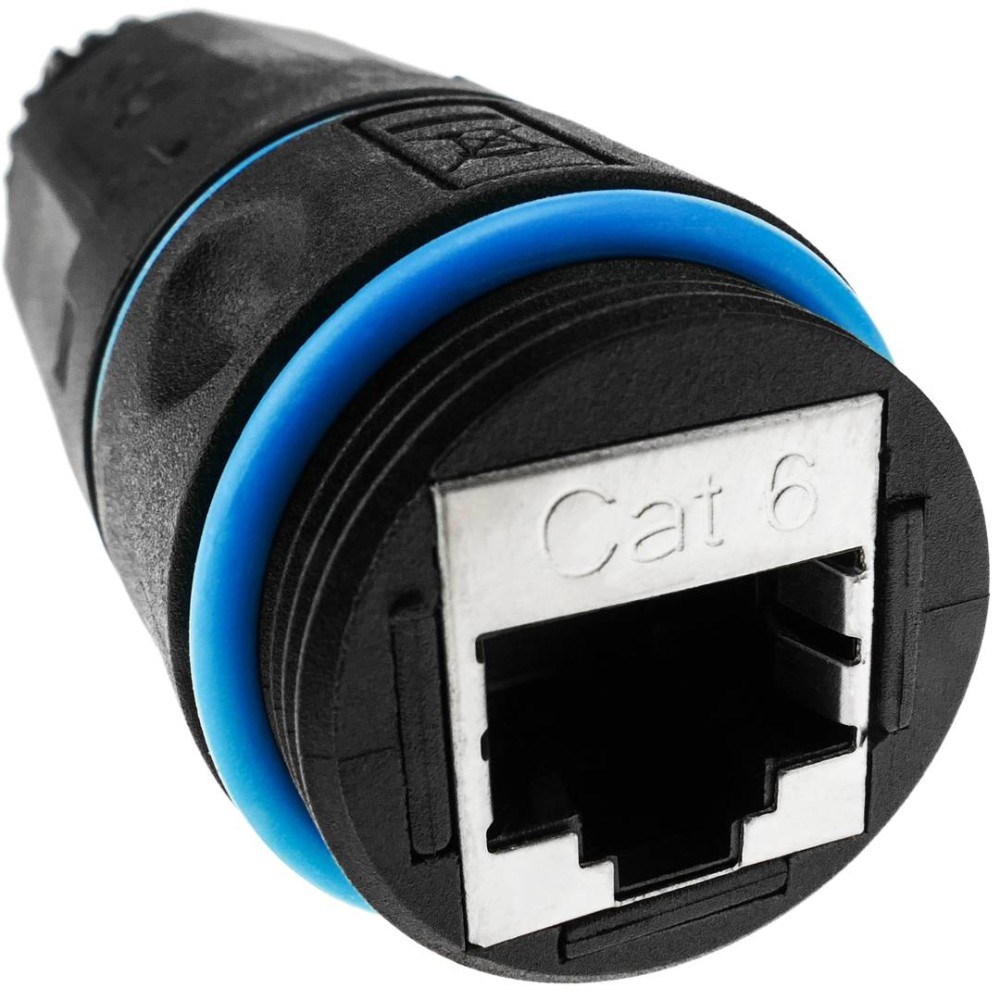 Techly IWP-MD C6-IP68T cable gender changer RJ-45 Black Techly IWP-MD C6-IP68T cable gender changer RJ-45 Black